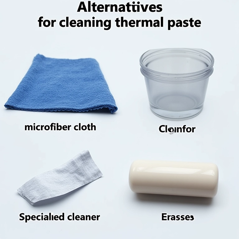 Alternativas para limpar pasta térmica.