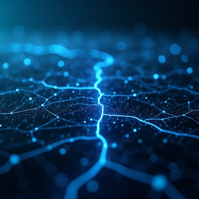 Arquitetura de rede resiliente com rotas de backup, garantindo confiabilidade.