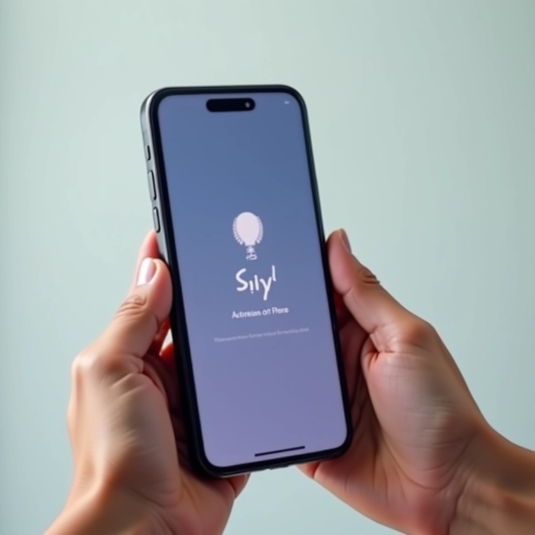 Ativando a Siri: tela de configuração no iPhone.