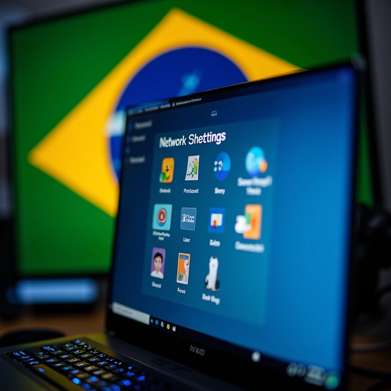 Ativando o compartilhamento de arquivos e impressoras no PC.