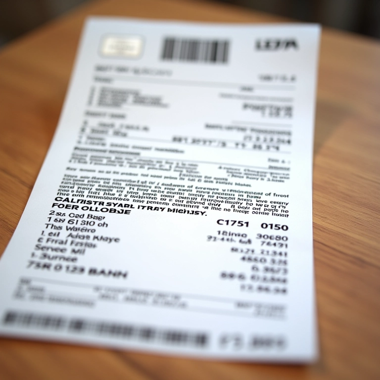 Boleto falso com detalhes enganosos e erros evidentes.