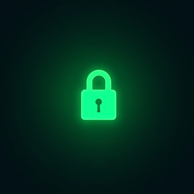 Cadeado verde brilhante na barra de endereço de um navegador, simbolizando conexão segura HTTPS.