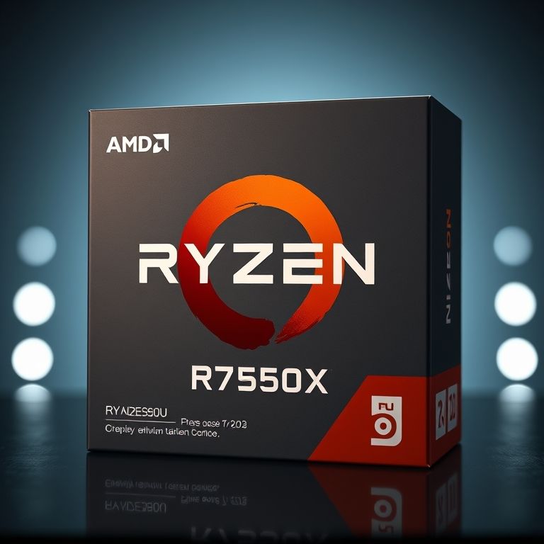 Caixa do processador AMD Ryzen 9 7950X.
