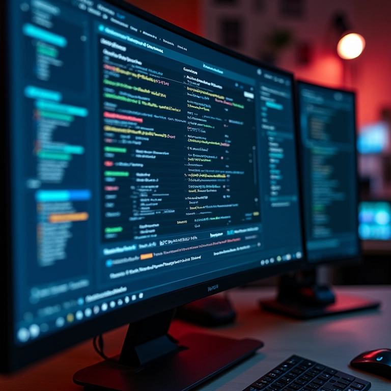 Captura de tela de testes e análises de VRM em um monitor de computador.