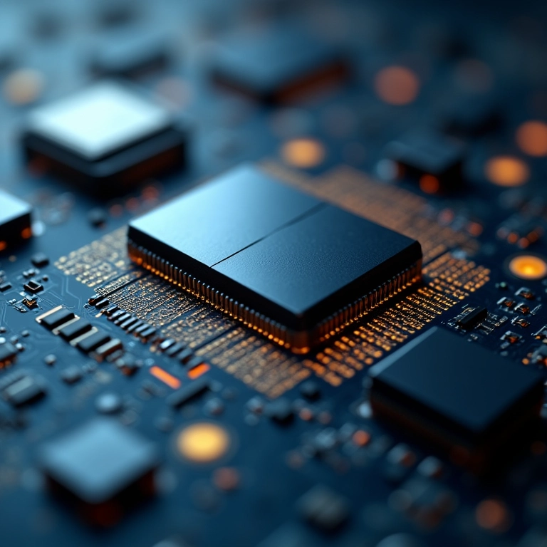 Chip de memória cache do processador.