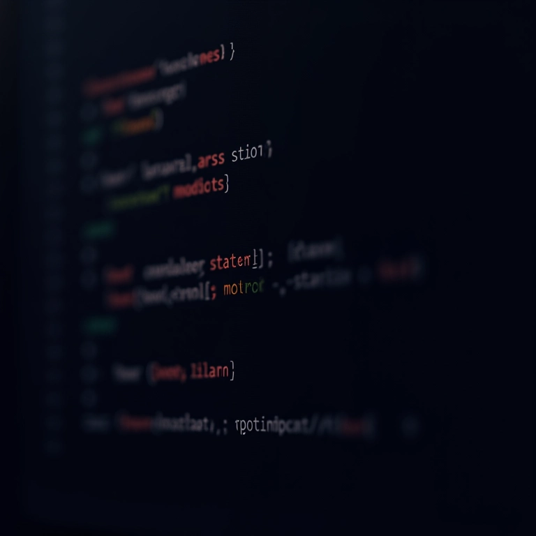 Código PHP com destaque na sintaxe do Laravel, mostrando a elegância do framework.