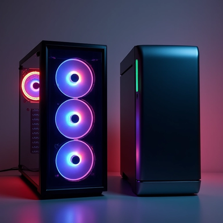 Comparação entre PC gamer e PC para edição de áudio.