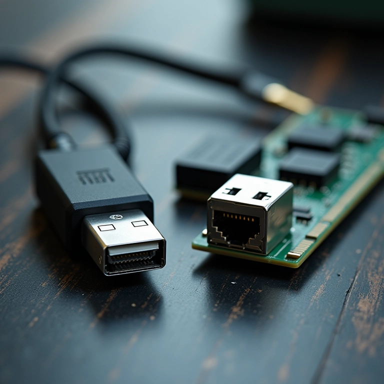 Comparativo entre placa de rede USB e onboard.