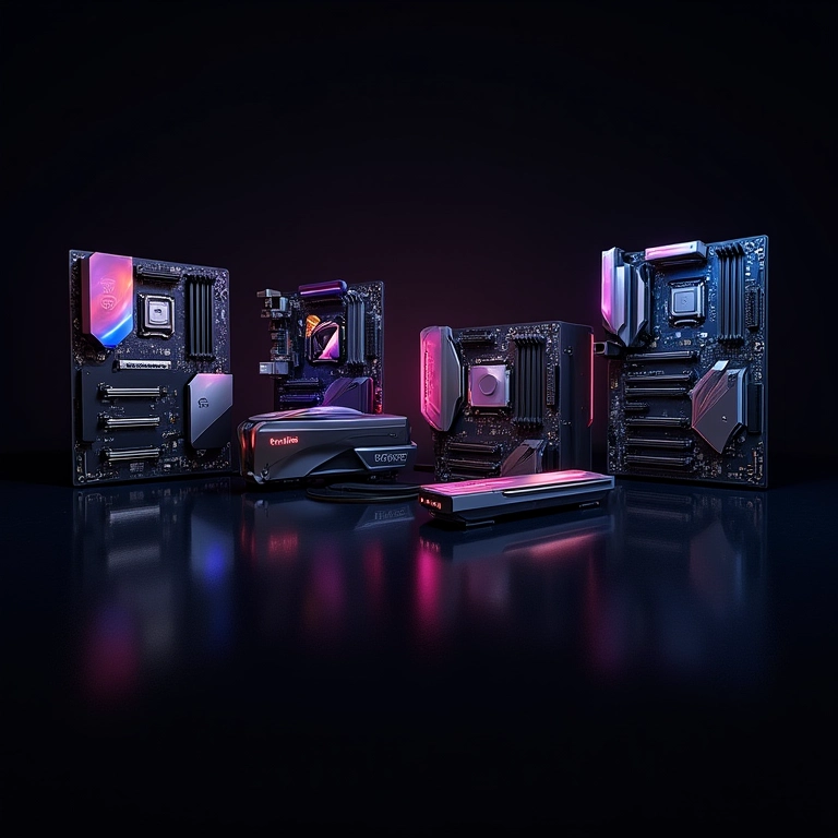 Componentes de PC de diversas marcas sincronizados com SignalRGB.