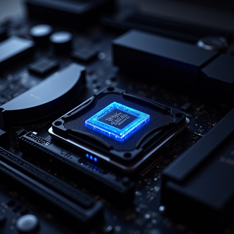 Configuração de overclocking com o VRM da placa mãe em destaque, mostrando fornecimento de energia estável.