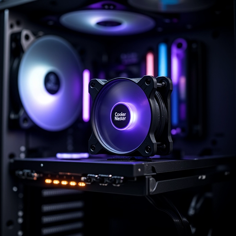 Cooler Master Hyper 212 instalado em um PC.