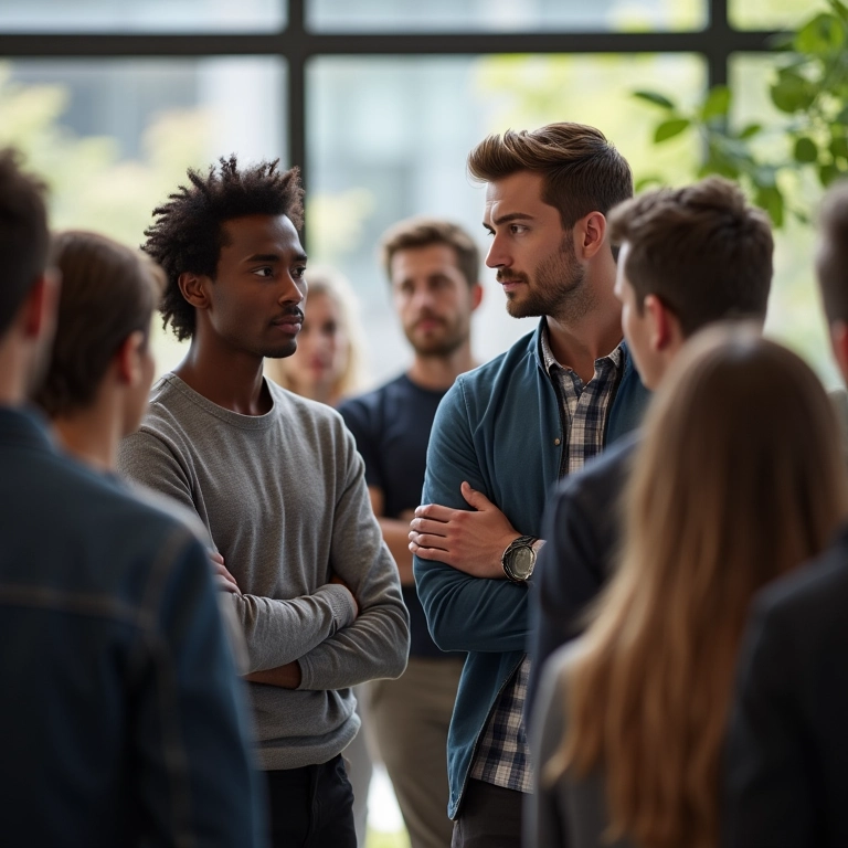 Daily Scrum em ambiente de trabalho ágil.