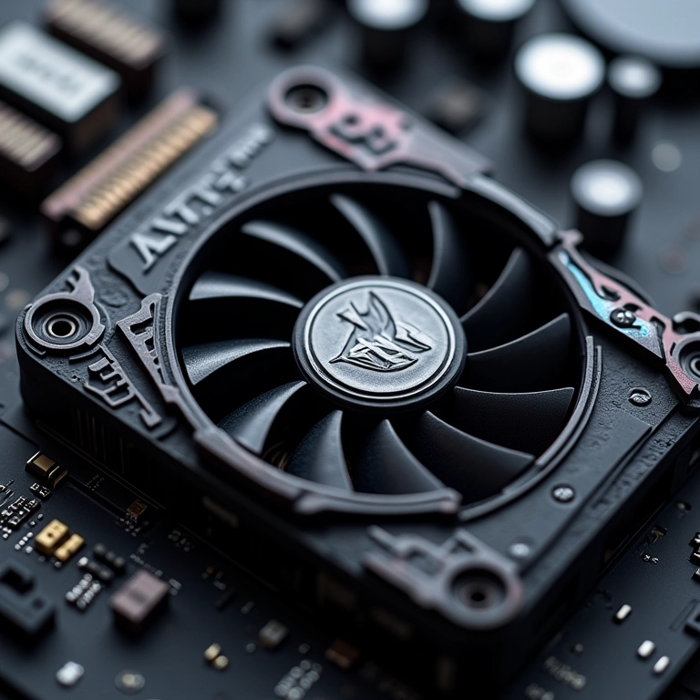 Detalhe da arquitetura interna da placa de vídeo RTX 4080 Super.