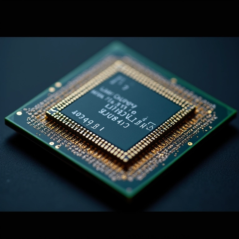 Detalhe da memória cache L1, L2 e L3 de um CPU.