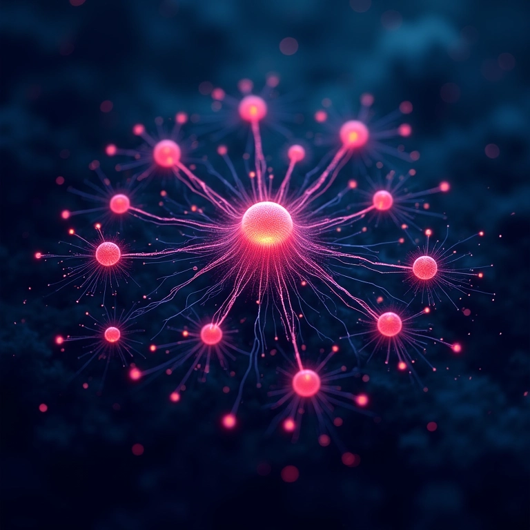 Diagrama visual de um banco de dados PostgreSQL interconectado.