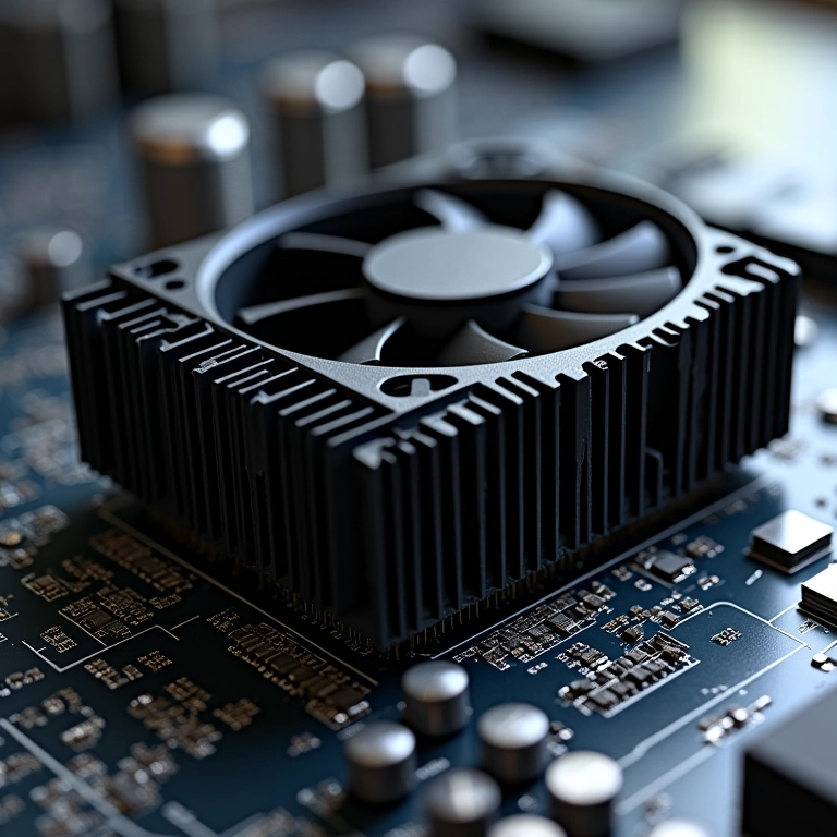 Dissipador passivo: resfriamento silencioso sem ventoinha.