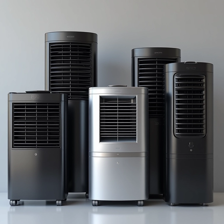 Diversos modelos de air coolers para CPU.