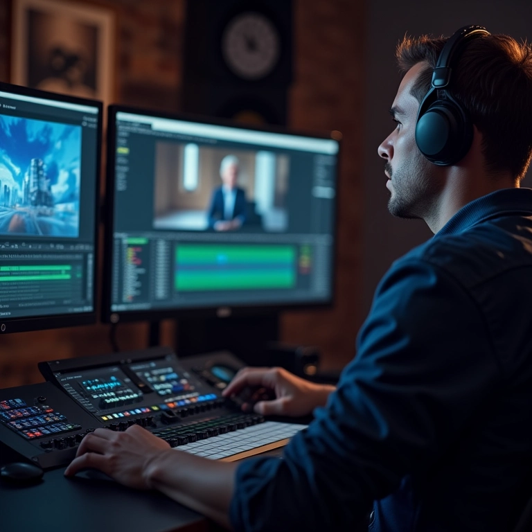 Editor de vídeo decidindo entre placa de vídeo integrada e dedicada.