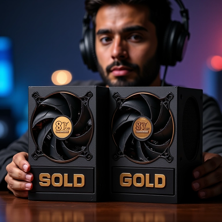 Fontes 80 Plus Bronze e Gold populares no Brasil.