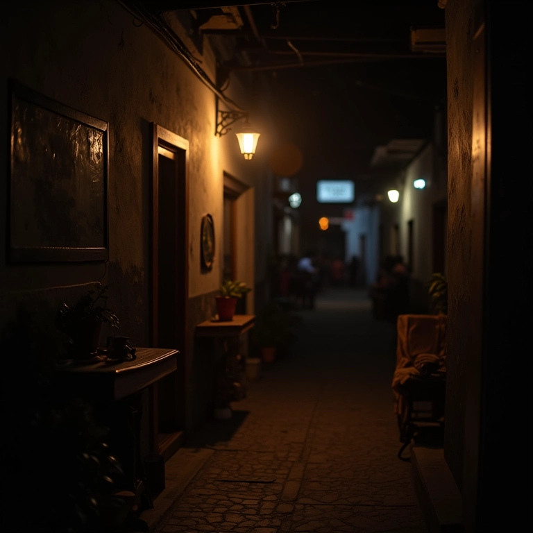 Foto noturna tirada com o Google Pixel 9a em um boteco brasileiro, mostrando detalhes em baixa luz.