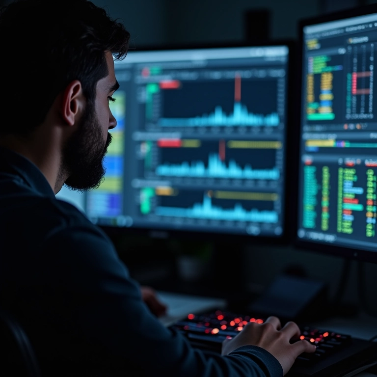 Gráfico de uso de núcleos do processador durante edição de vídeo.