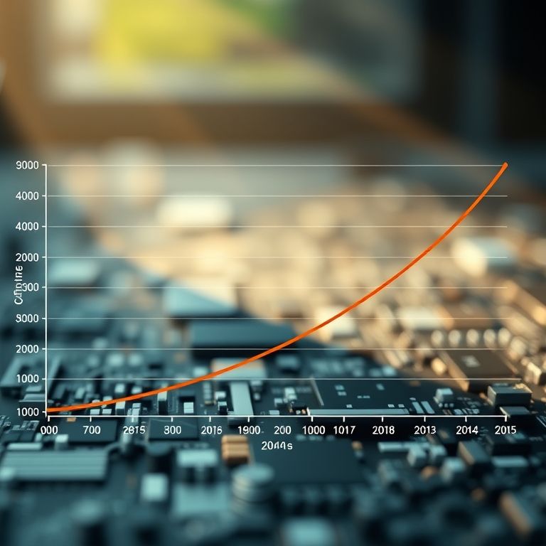 Gráfico mostrando a relação entre velocidade do clock e desempenho em software de iluminação.