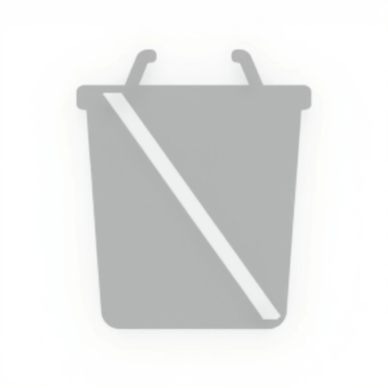 Ícone de coletor de lixo riscado, representando a prevenção de chamadas excessivas ao garbage collector em APIs ASPNET Core.