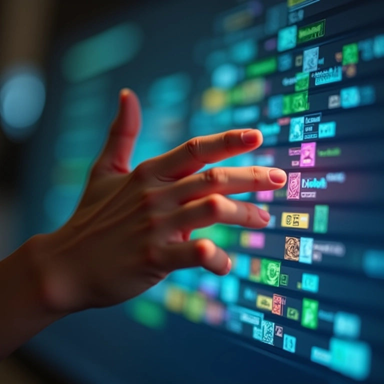 Interface do Scratch com o recurso 'arrastar e soltar' em destaque.