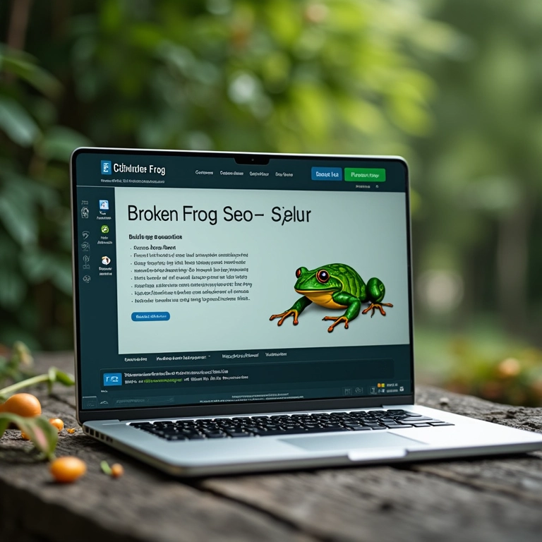 Interface do Screaming Frog SEO Spider analisando links quebrados em um site.