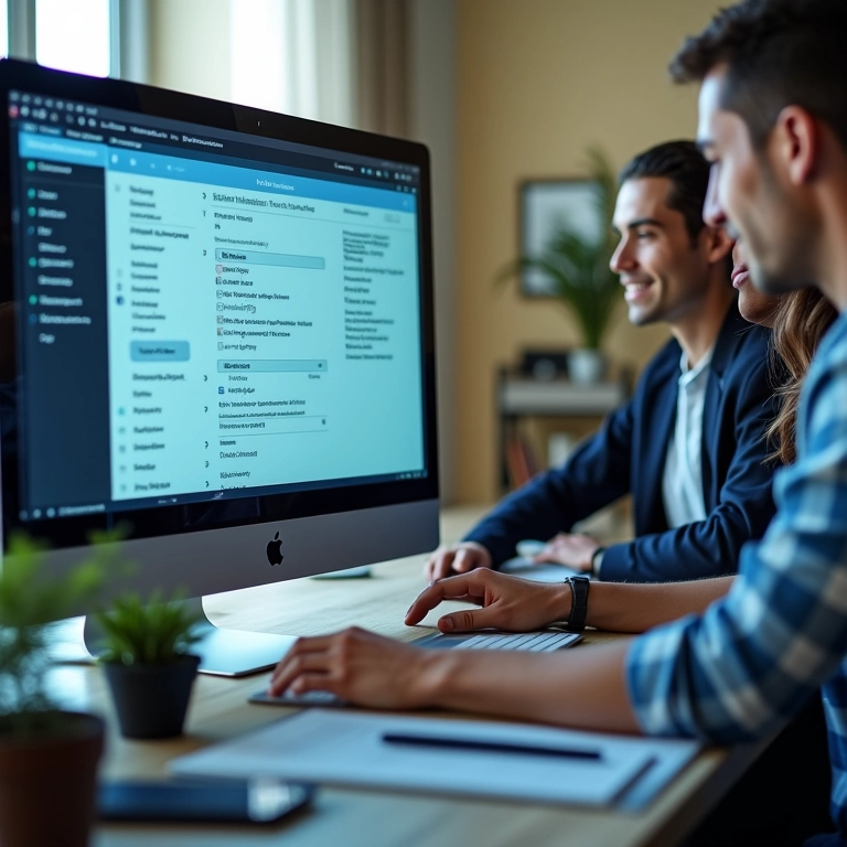 Interface do Trint com ferramentas de colaboração para transcrição.