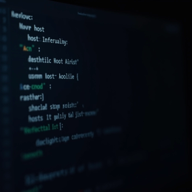 Janela de editor de texto exibindo um arquivo 'hosts' com entradas personalizadas.