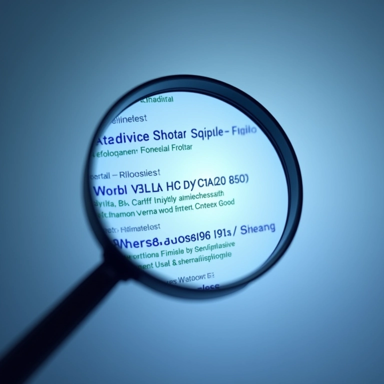 Lupa sobre resultados de busca, destacando Featured Snippet.