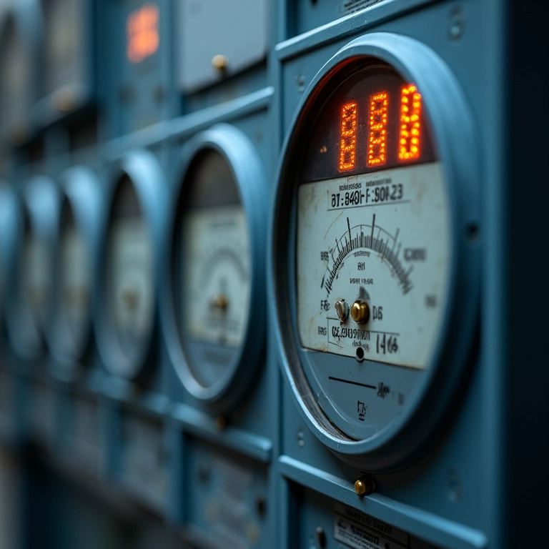 Medidor de energia mostrando o impacto do consumo de energia de um PC.