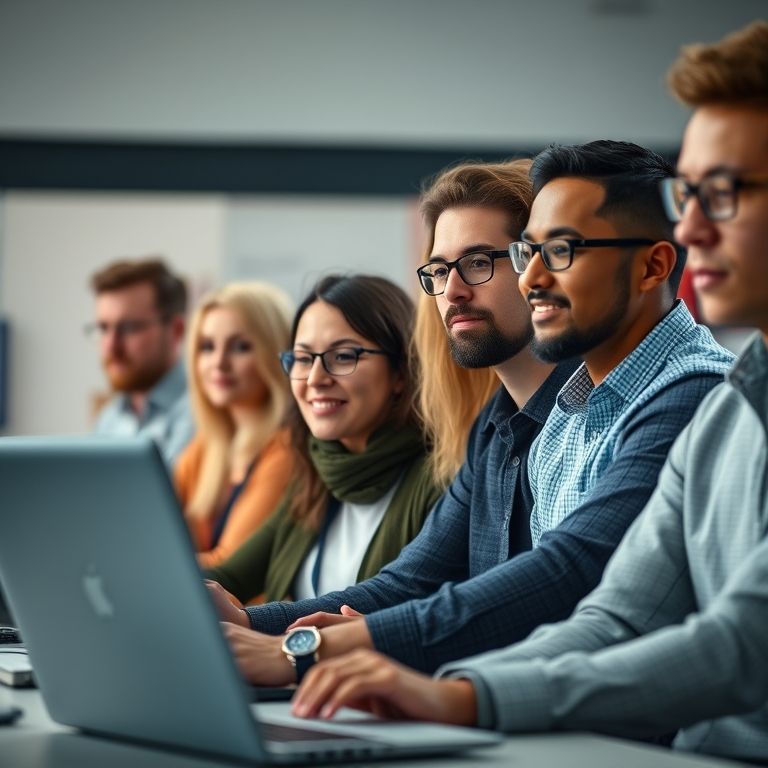 Membros diversos da comunidade participando de fóruns online e discussões sobre Open Source.