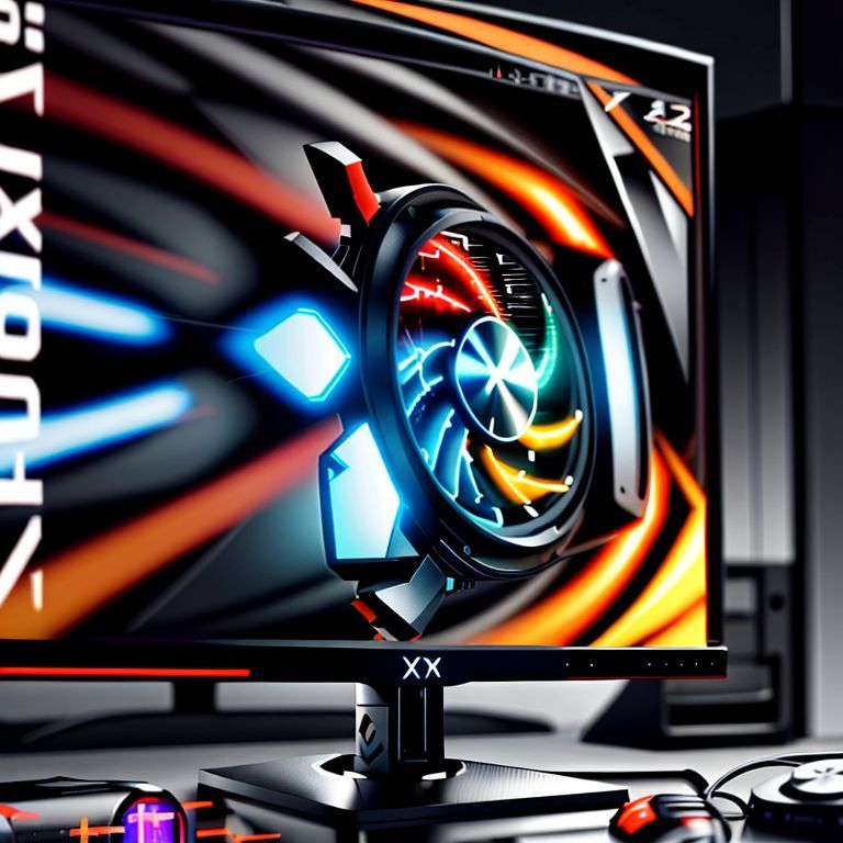 Monitor gamer de alta taxa de atualização.