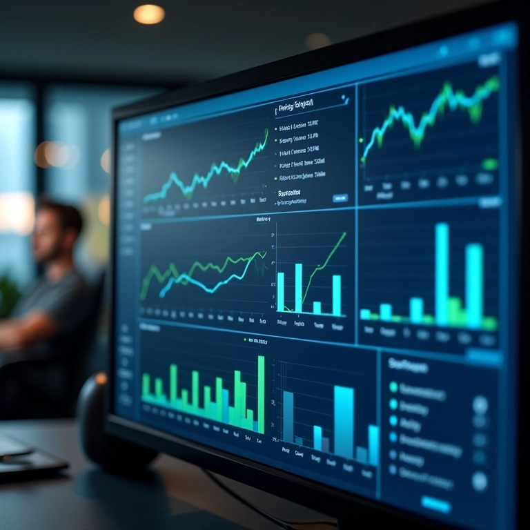 Monitoramento em tempo real da performance do servidor.