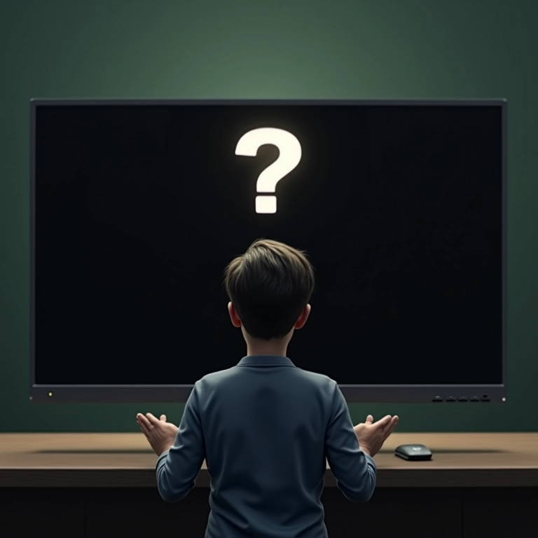 Nenhuma solução funcionou para tela preta