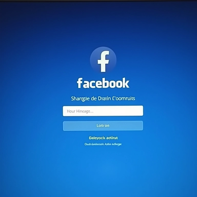 Página de login do Facebook com cadeado verde HTTPS visível.