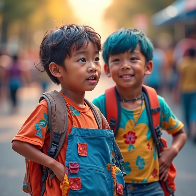 Paleta de cores de UI projetada para acessibilidade, mostrando usuários diversos.