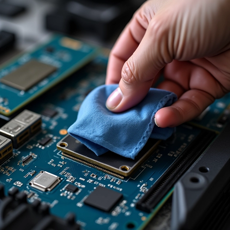 Passo a passo: removendo pasta térmica antiga do CPU.