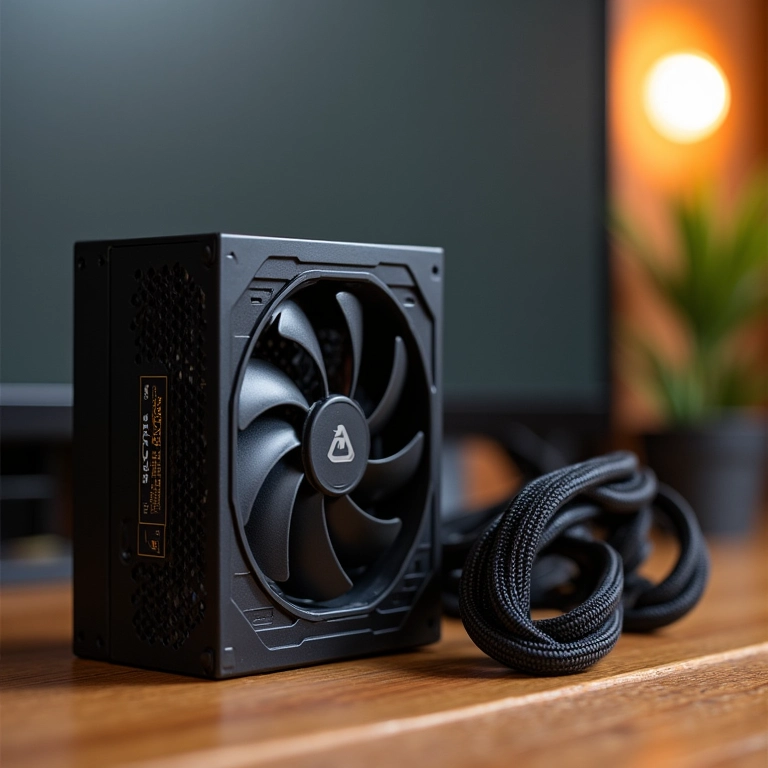 PC gamer de entrada com fonte 80 Plus Bronze.