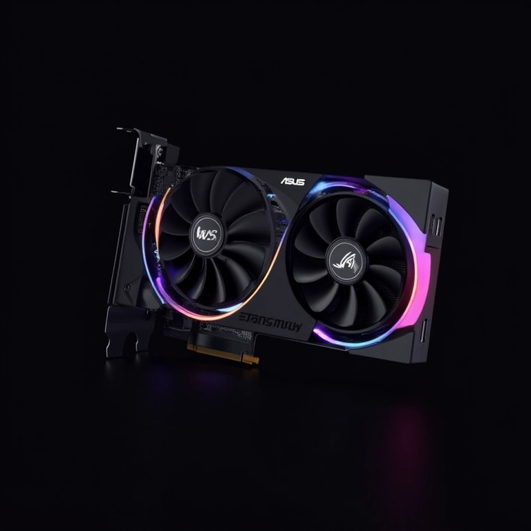 Placa de vídeo ASUS ROG Strix com sistema de water cooling personalizado.