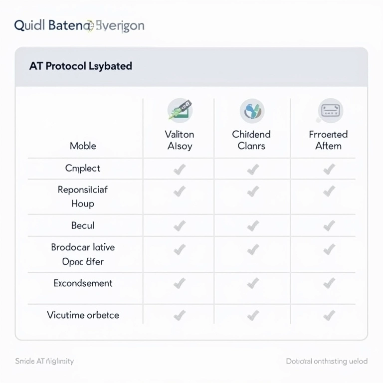 Planilha resumo do AT Protocol.