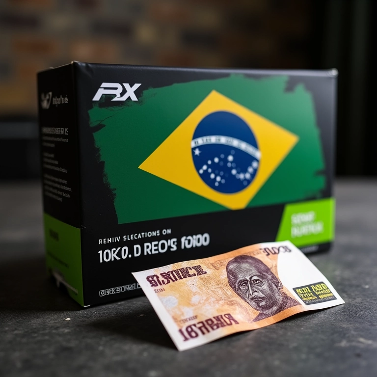 Preço da RTX 4080 Super em Reais (BRL).
