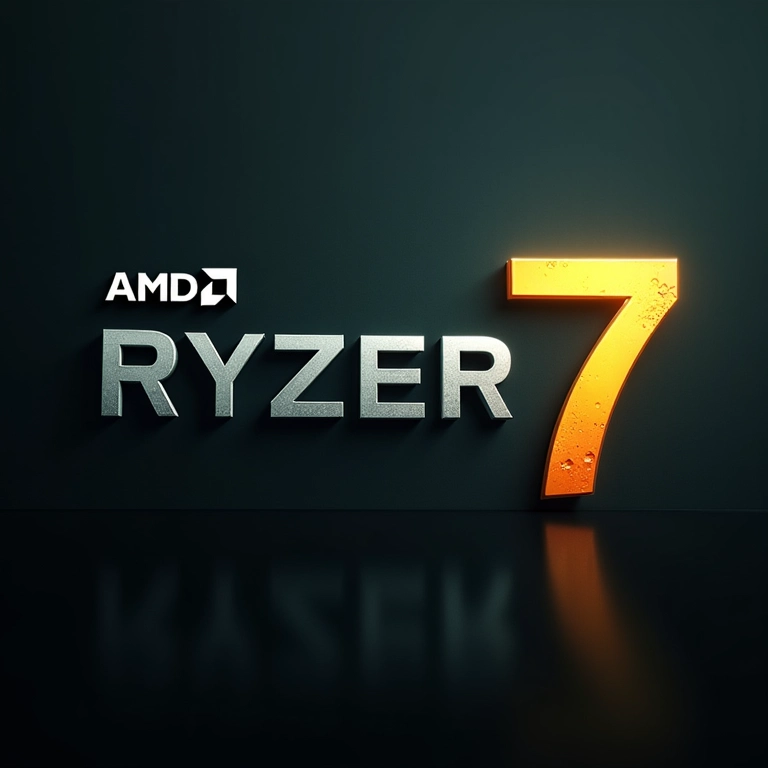Processador AMD Ryzen 7 7700X.