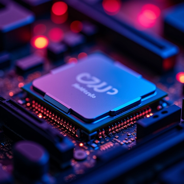 Processador Intel Core i9 de última geração.
