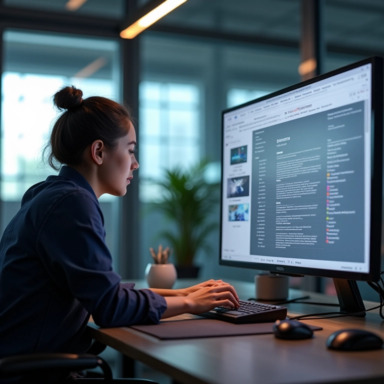 Profissional autônomo trabalhando com armazenamento seguro na nuvem e local.