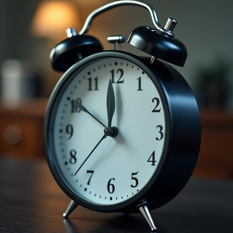 Relógio correndo rapidamente, enfatizando a necessidade de ser rápido.