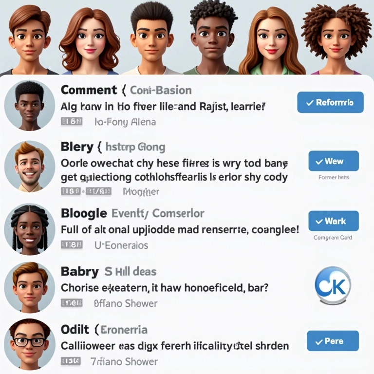 Seção de comentários com postagem de usuário e selo 'nofollow'.