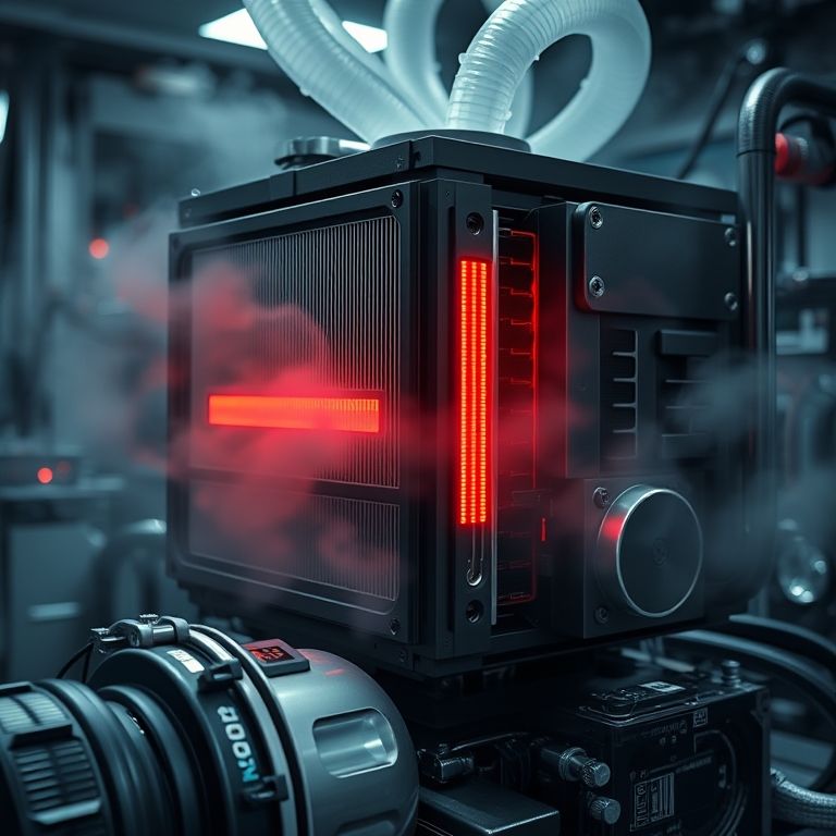 Sistema de resfriamento da placa de vídeo.